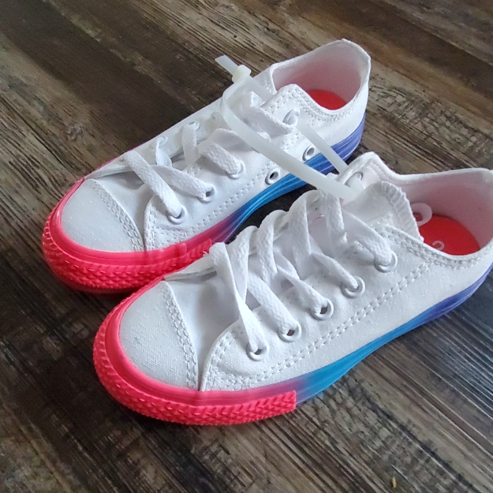 Converse kids white with colors